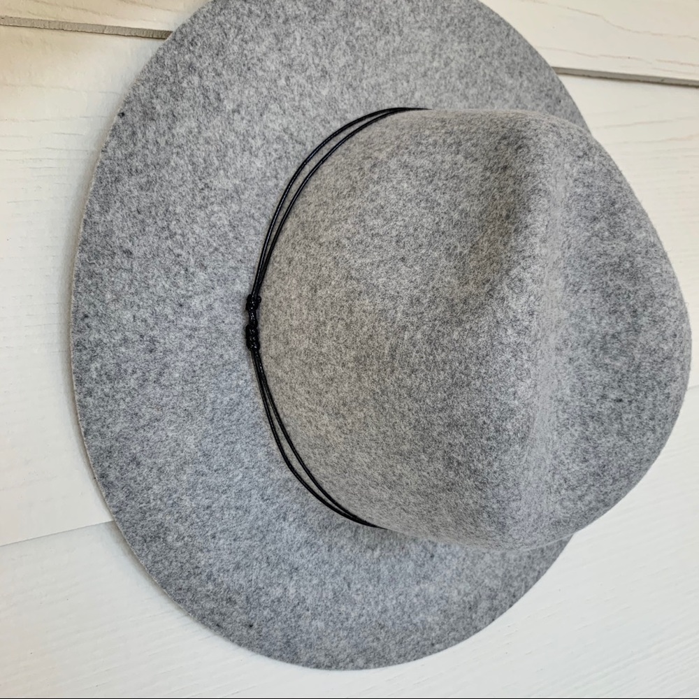 | tabitha gray wool minimalist hat | - Picture 7 of 8